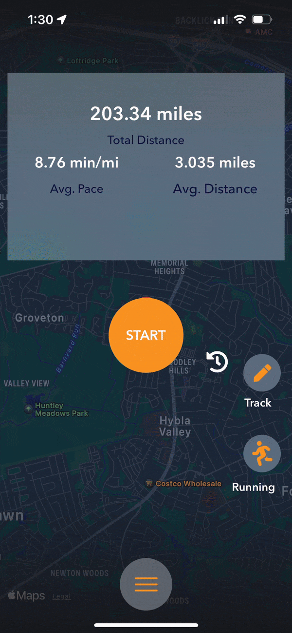 Activity Tracking Demo